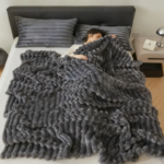 1pc Throw Blanket for Bed Soft & Warm