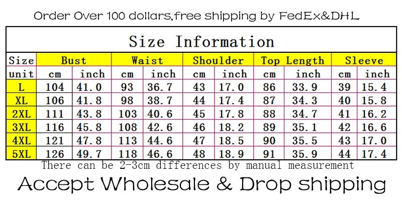 Ladies Tops Long Sleeve Large Size Blouses