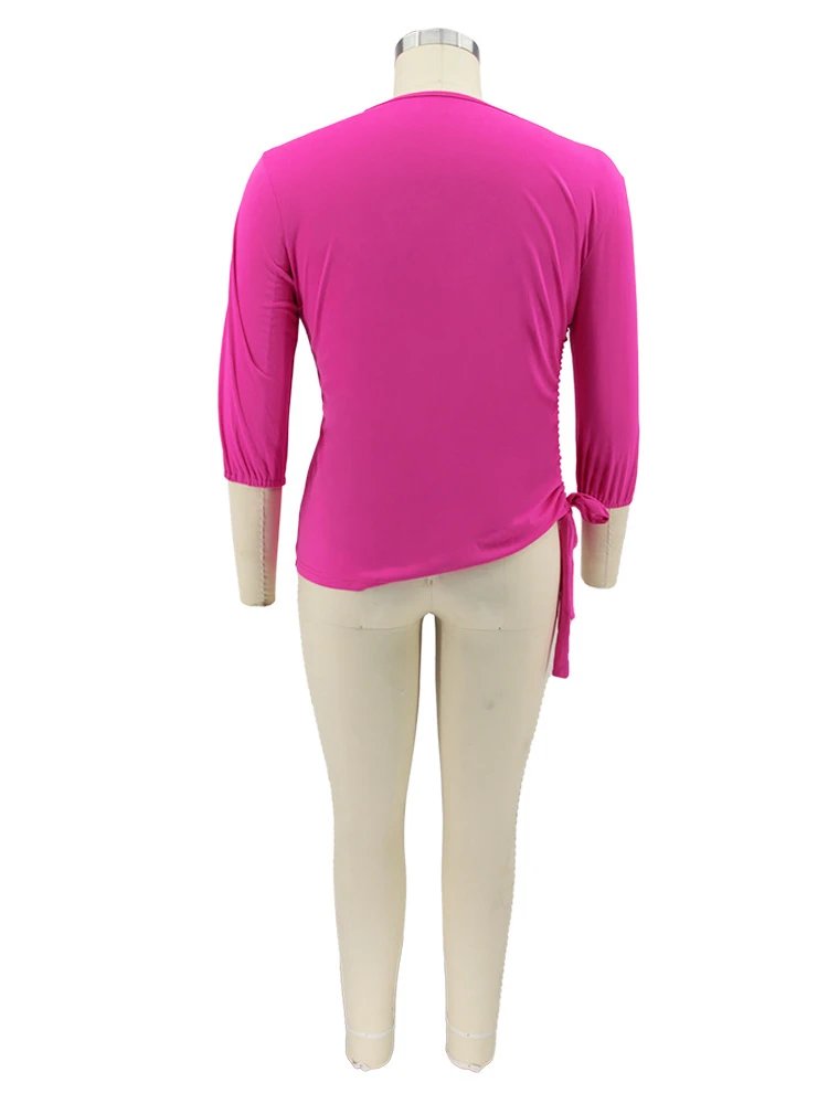 Ladies Tops Long Sleeve Large Size Blouses