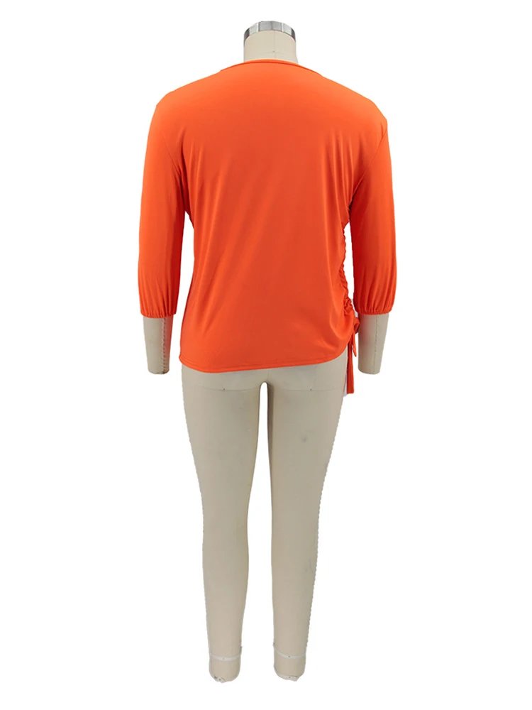 Ladies Tops Long Sleeve Large Size Blouses