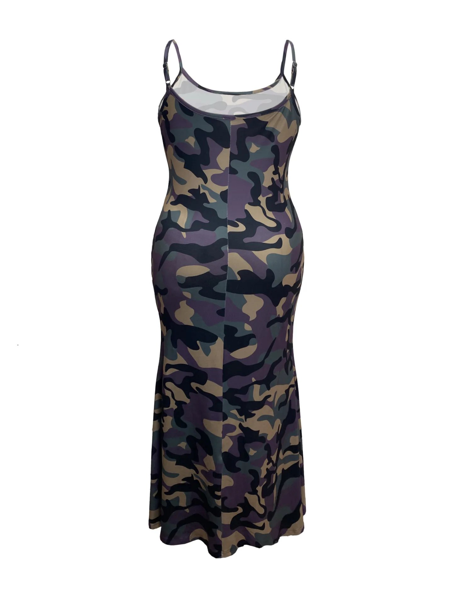 5XL 4XL Plus Size Spaghetti Strap  dress