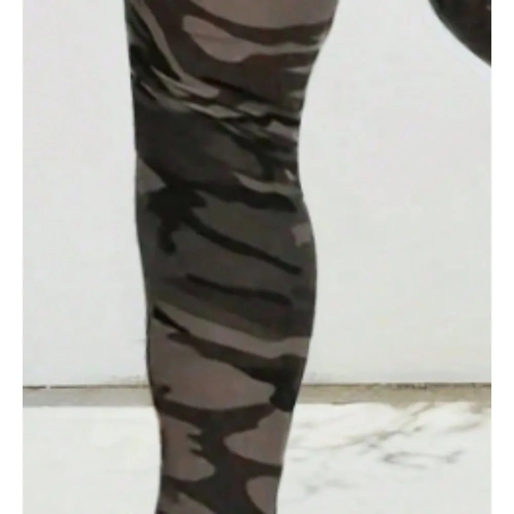 Plus Size Fashion Women's Camouflage leggings
