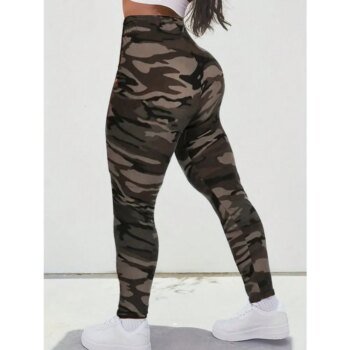Plus Size Fashion Women's Camouflage leggings